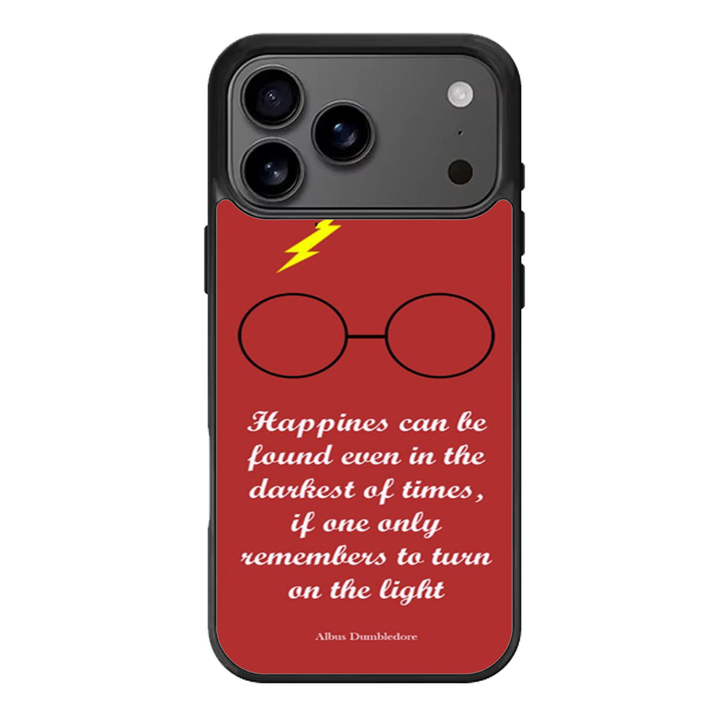 Happiness Quote Harry Potter iPhone 17 Pro Max Case