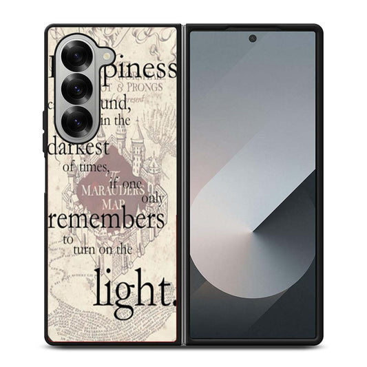 Happiness Quote Harry Potter Two Samsung Z Fold 6 Case