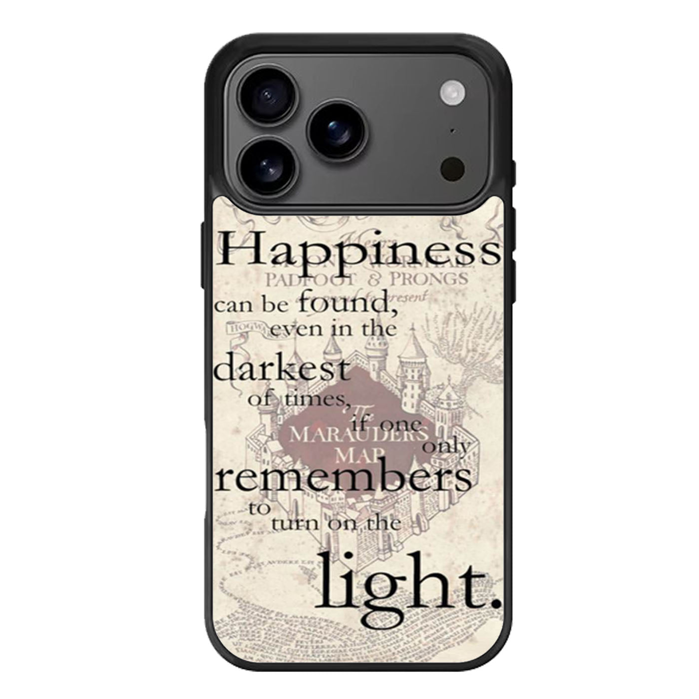 Happiness Quote Harry Potter Two iPhone 17 Pro Max Case