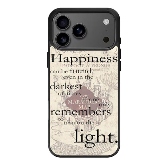 Happiness Quote Harry Potter Two iPhone 17 Pro Max Case