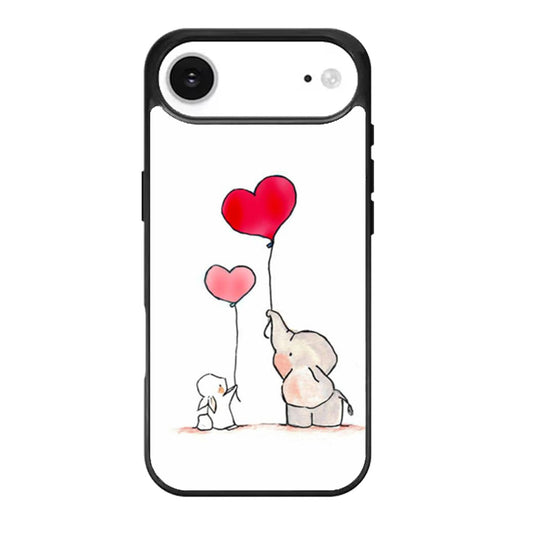 Happy Elephant and Rabbit iPhone Air Case