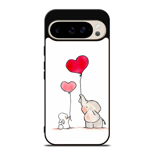 Happy Elephant and Rabbit Google Pixel 9 Pro Case