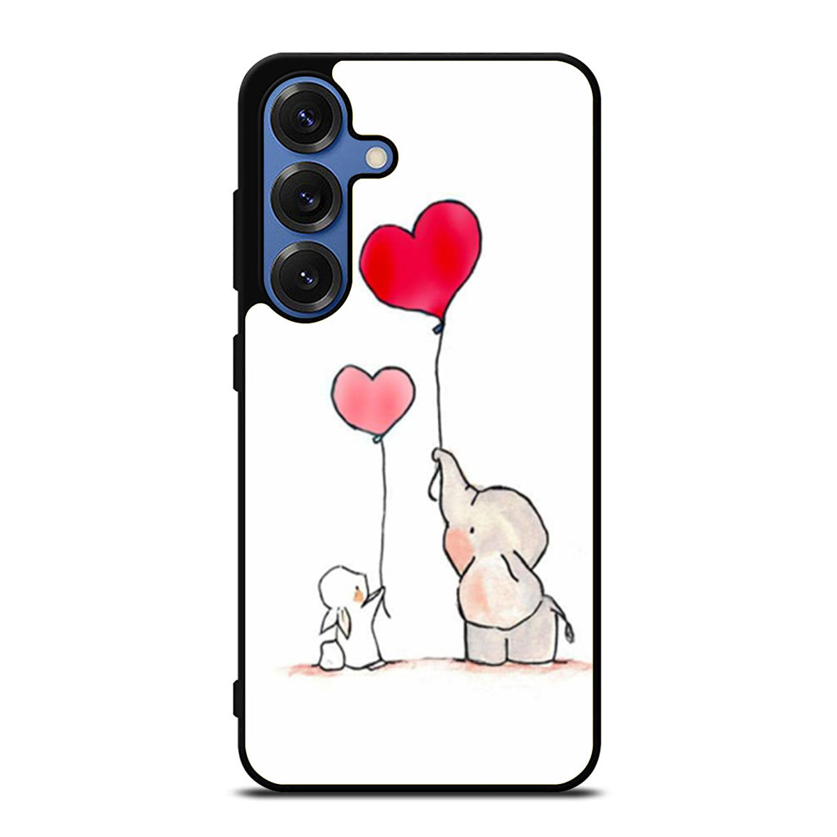 Happy Elephant and Rabbit Samsung S25 Ultra Case