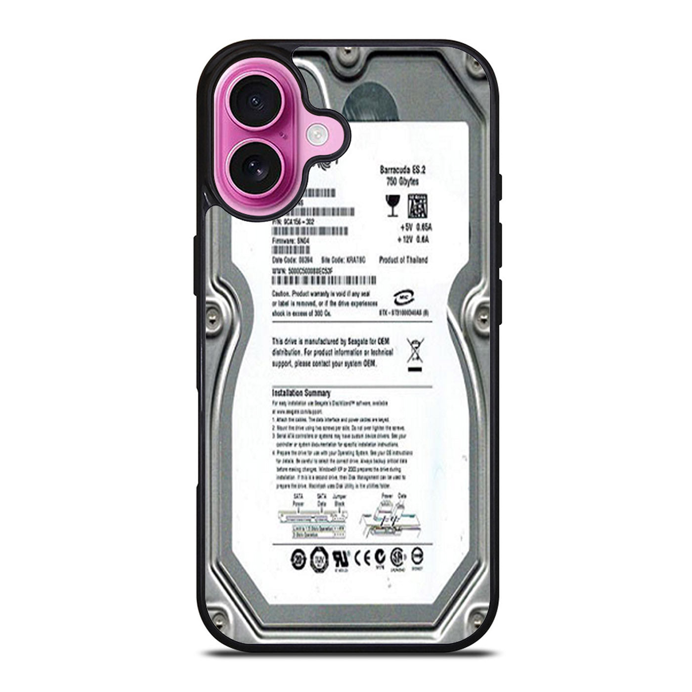 Hard Drive iPhone Case Cover
