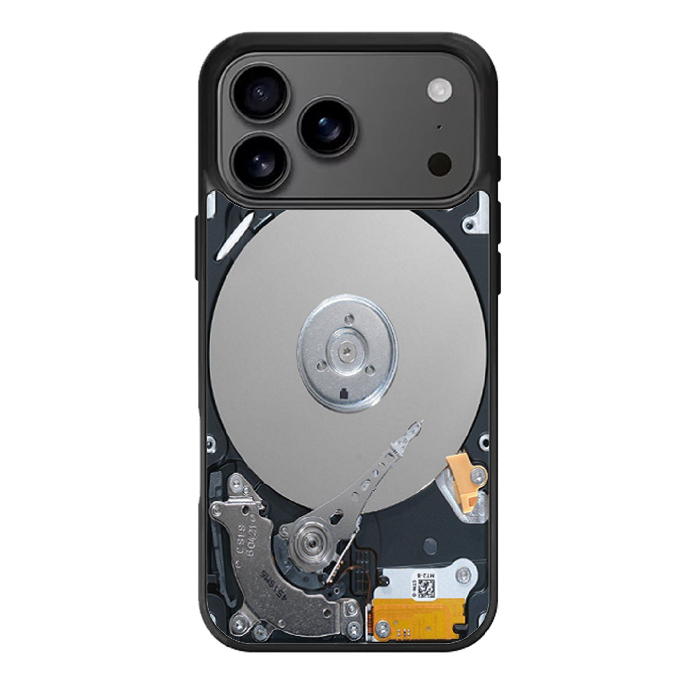 Hard Drive without Casing iPhone 17 Pro Max Case