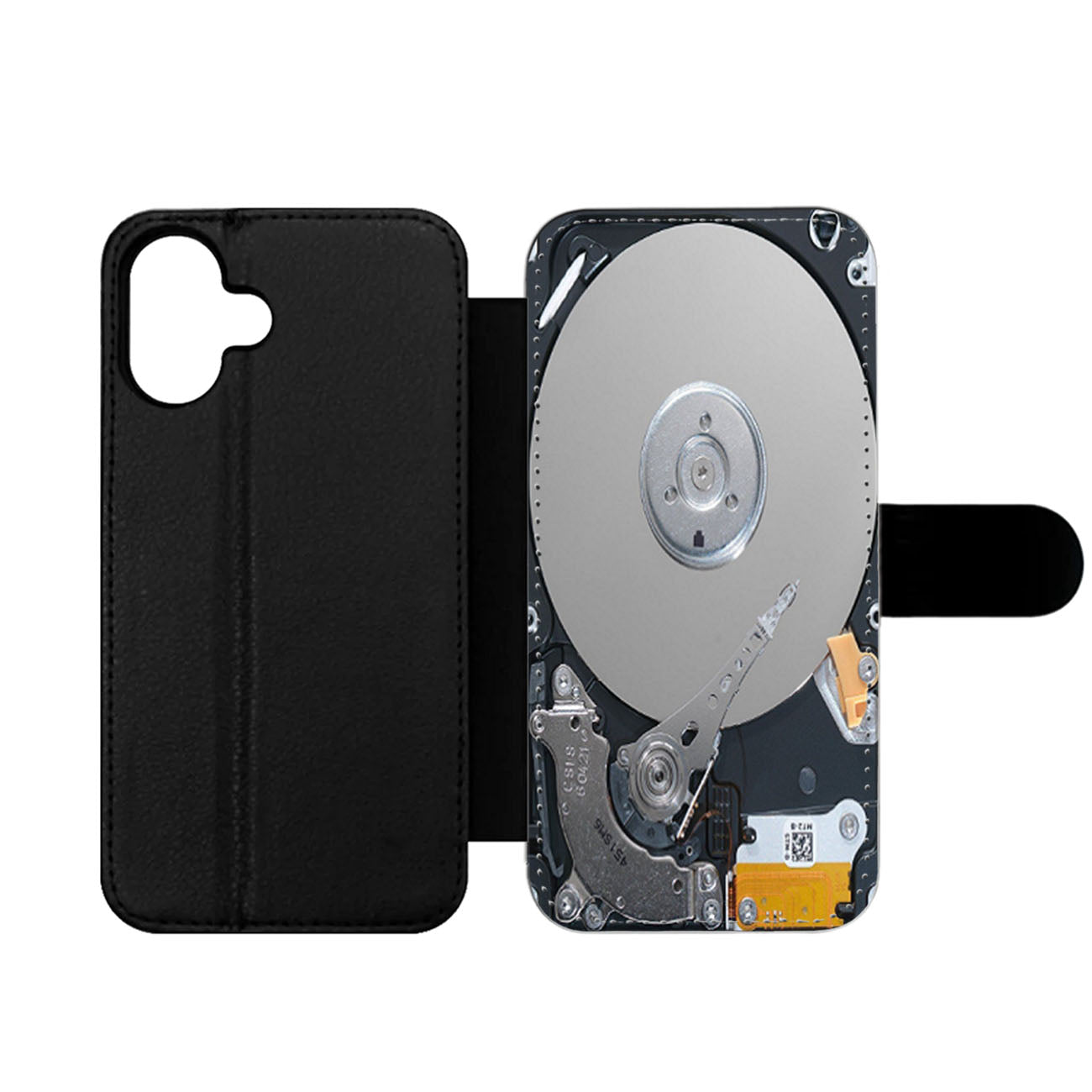 Hard Drive without Casing Wallet iPhone Case