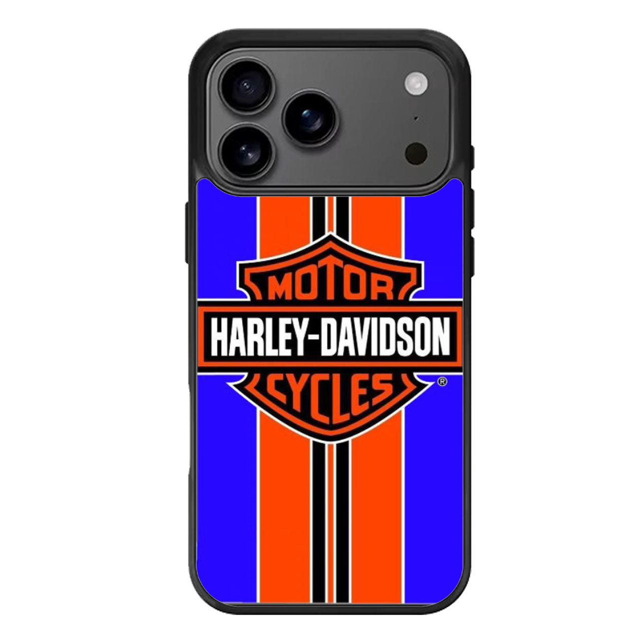Harley Davidson Blue strip iPhone 17 Pro Max Case