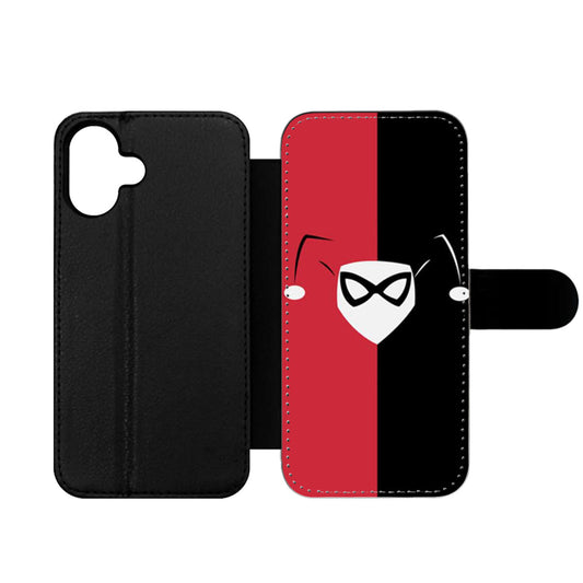 Harley Quinn Design Wallet iPhone Case