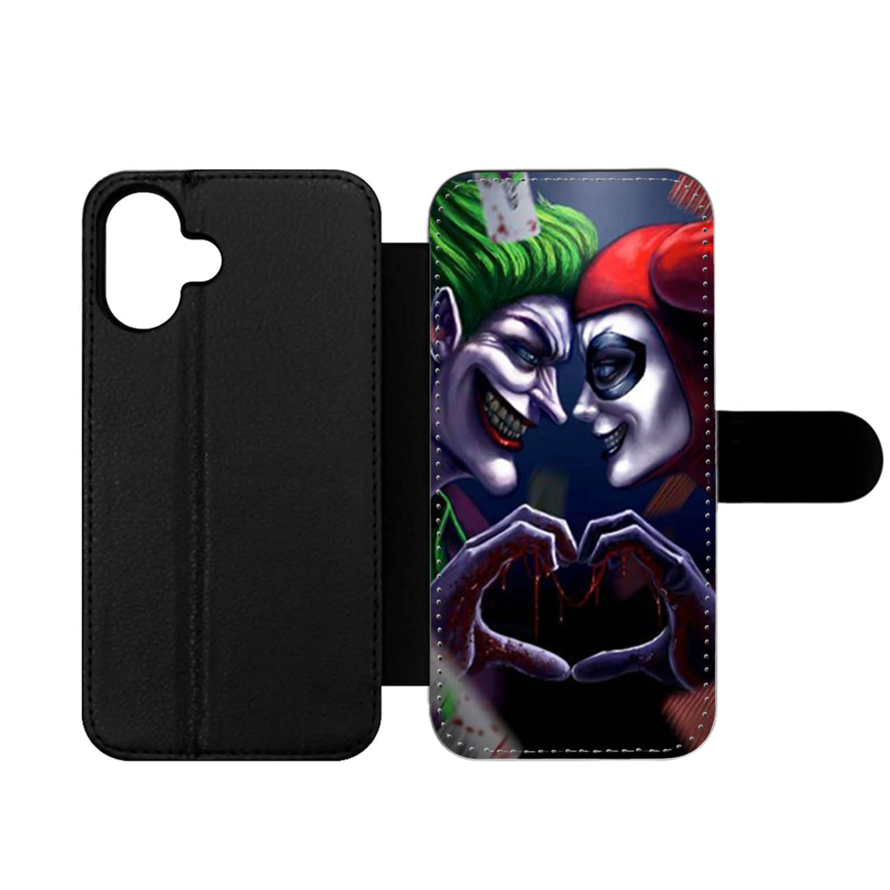 Harley Quinn Loves Joker Wallet iPhone Case