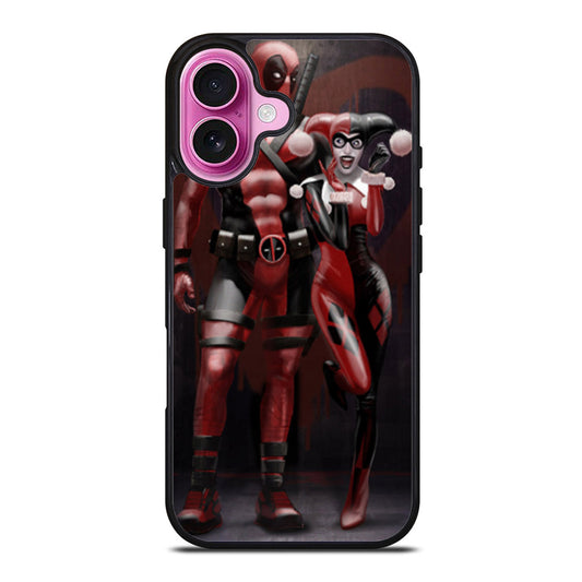 Harley Quinn and Deadpool iPhone Case Cover