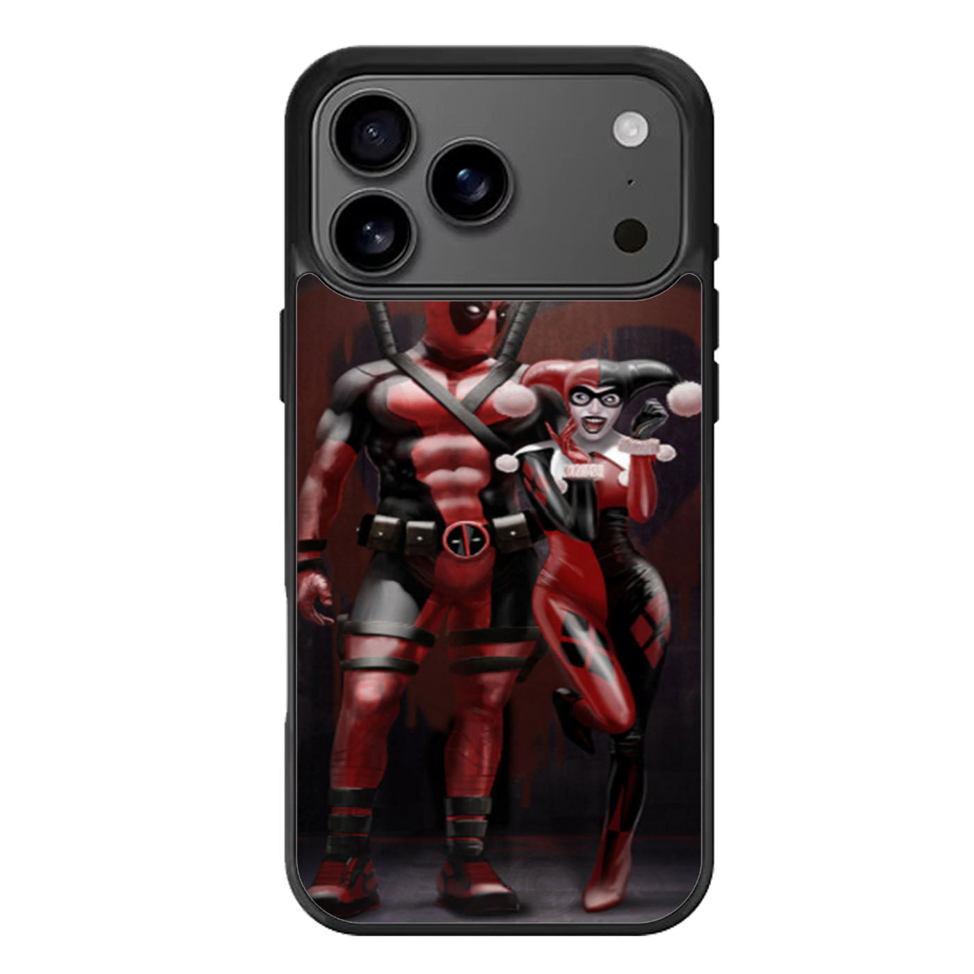 Harley Quinn and Deadpool iPhone 17 Pro Max Case
