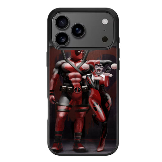 Harley Quinn and Deadpool iPhone 17 Pro Max Case