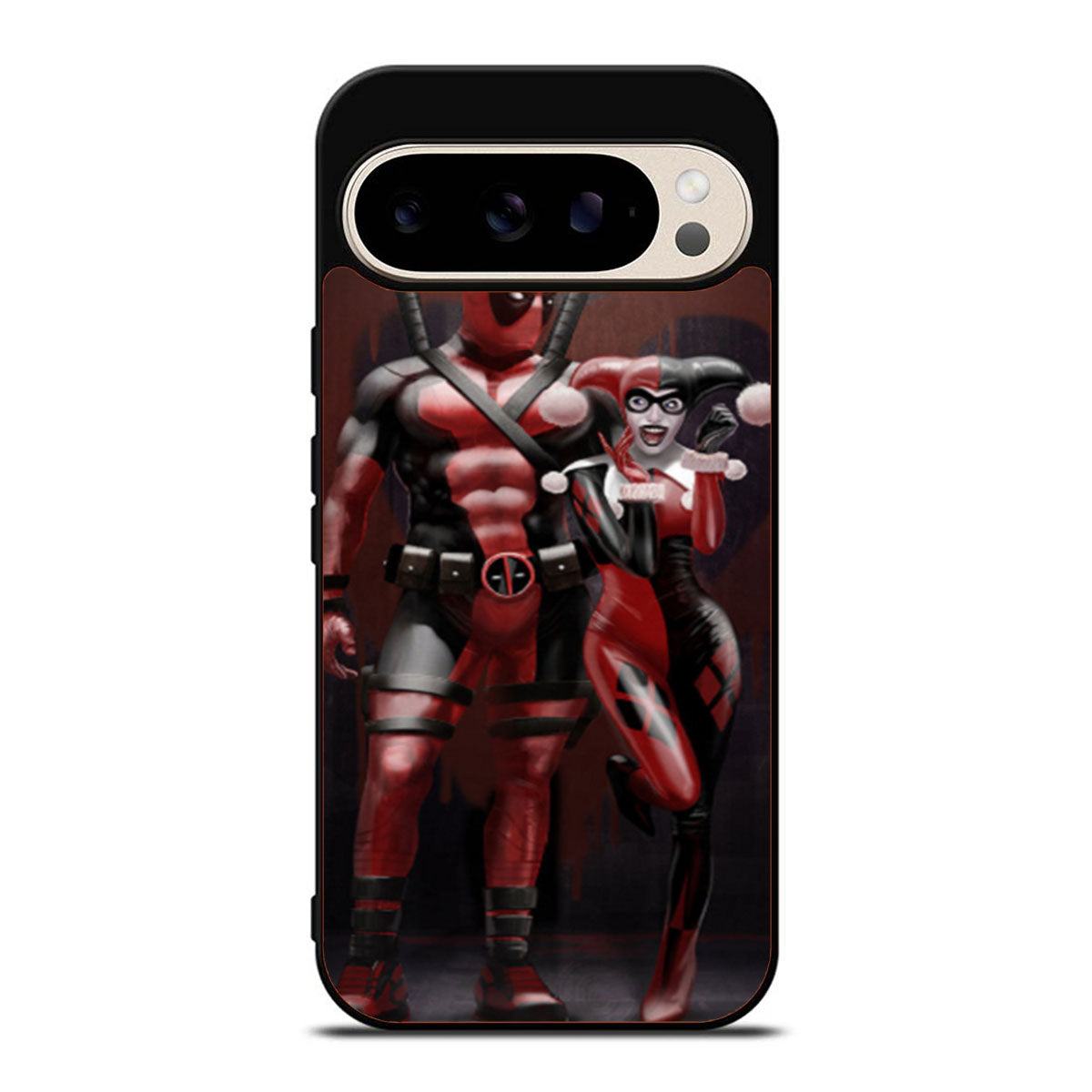 Harley Quinn and Deadpool Google Pixel 9 Pro Case