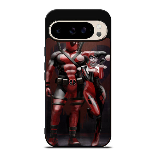 Harley Quinn and Deadpool Google Pixel 9 Pro Case