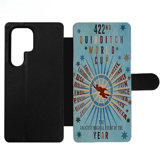 Harry Potter 422 Quidditch World Cup Wallet Samsung Case