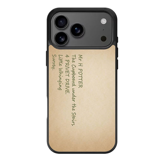 Harry Potter Address iPhone 17 Pro Max Case