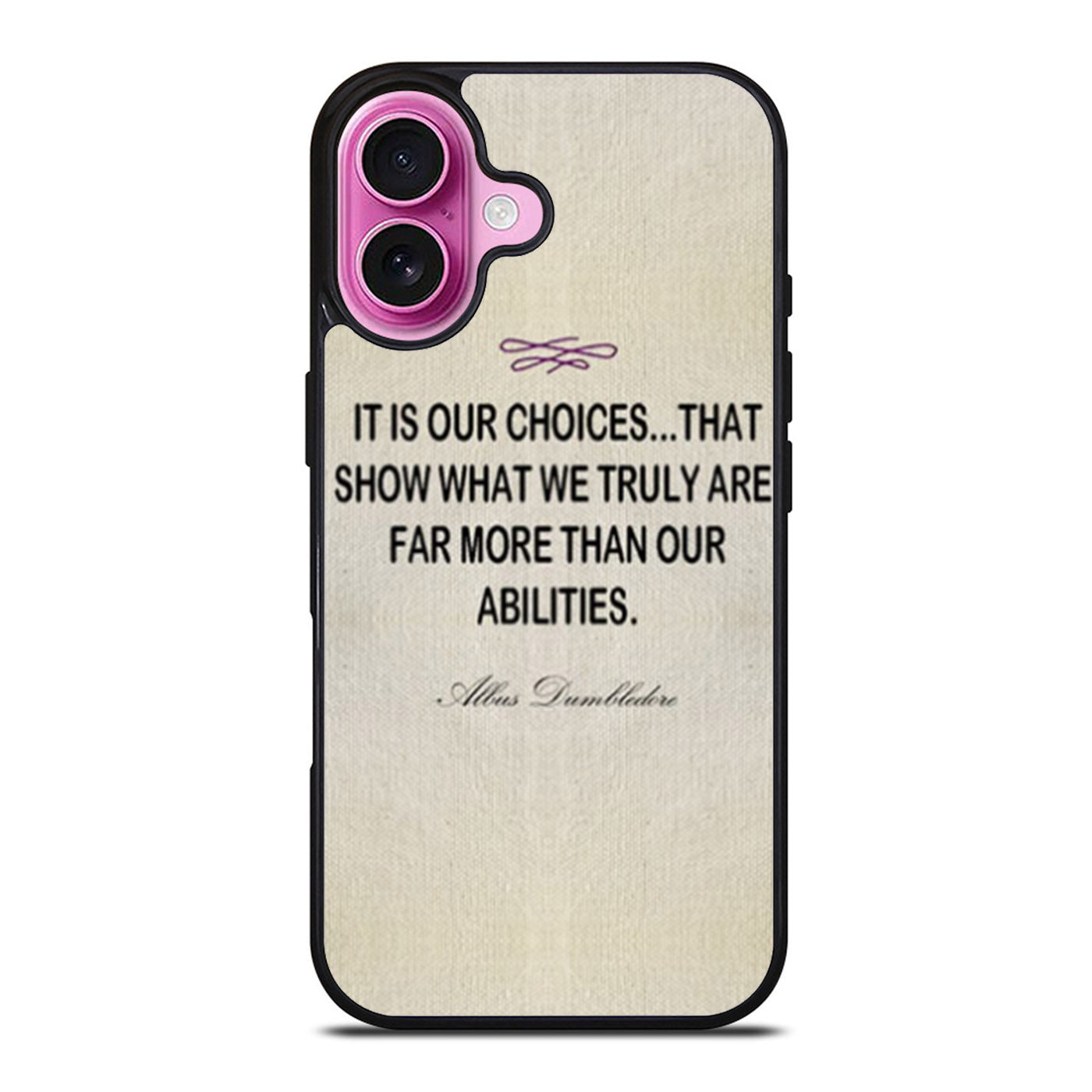 Harry Potter Albus Dumbledore Quote iPhone Case Cover