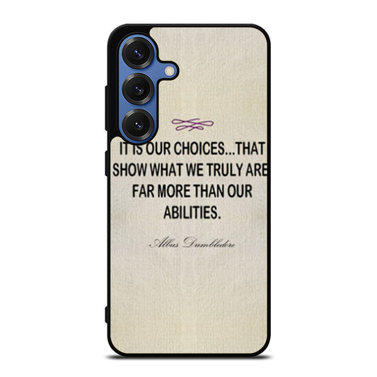 Harry Potter Albus Dumbledore Quote Samsung S25 Ultra Case