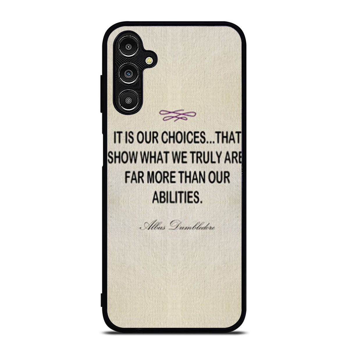 Harry Potter Albus Dumbledore Quote Samsung A16 Case