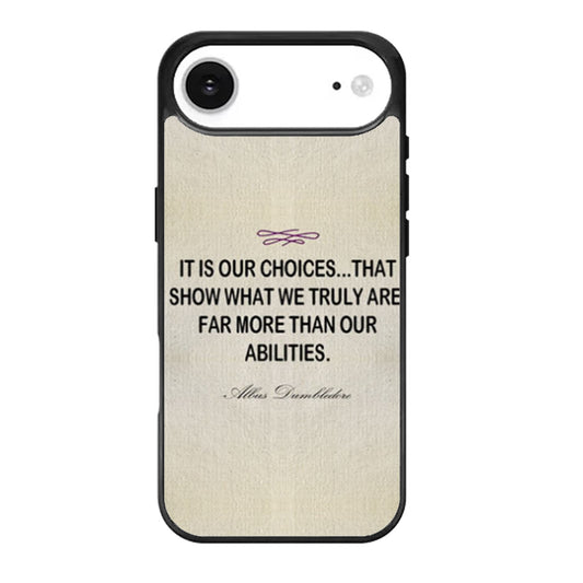 Harry Potter Albus Dumbledore Quote iPhone Air Case