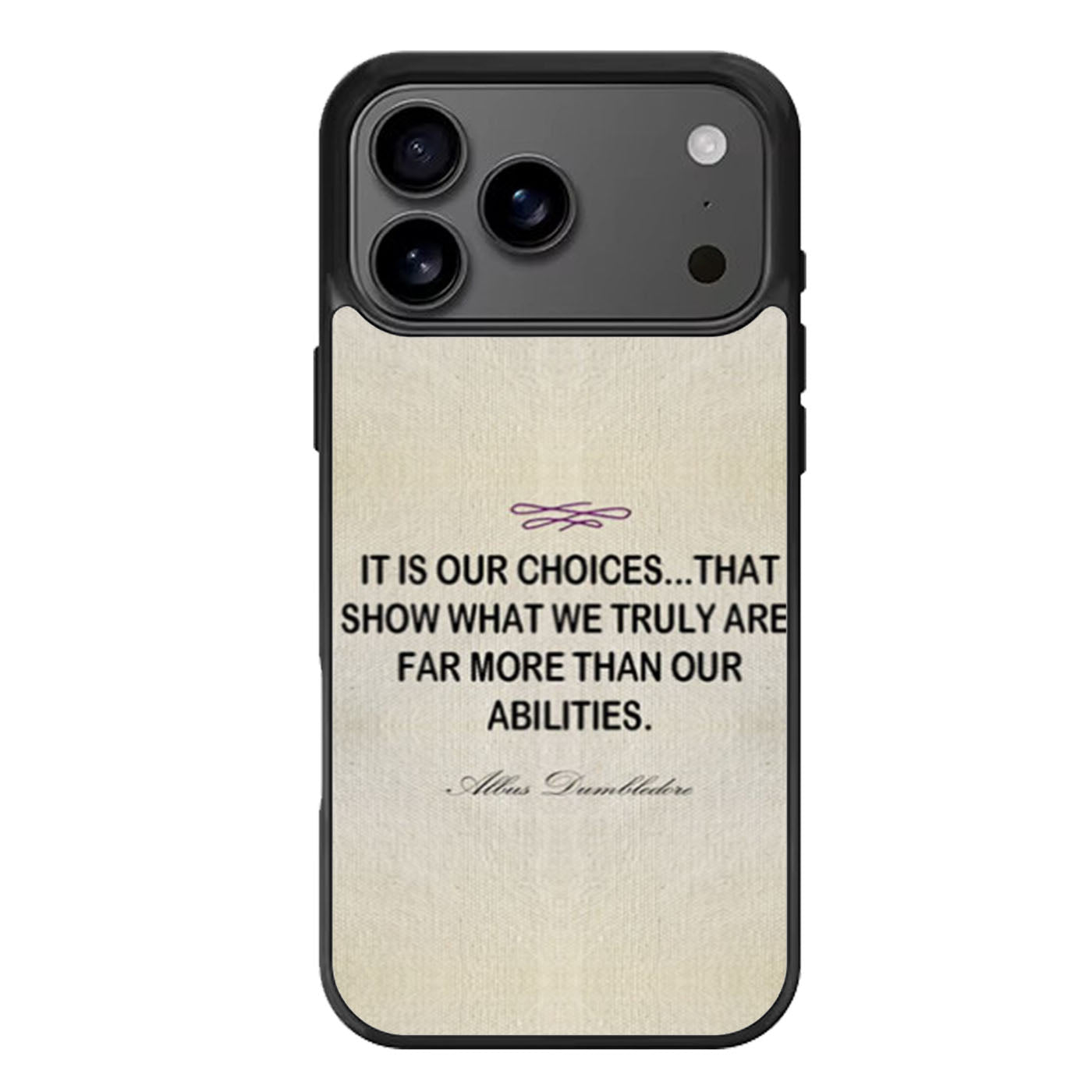 Harry Potter Albus Dumbledore Quote iPhone 17 Pro Max Case
