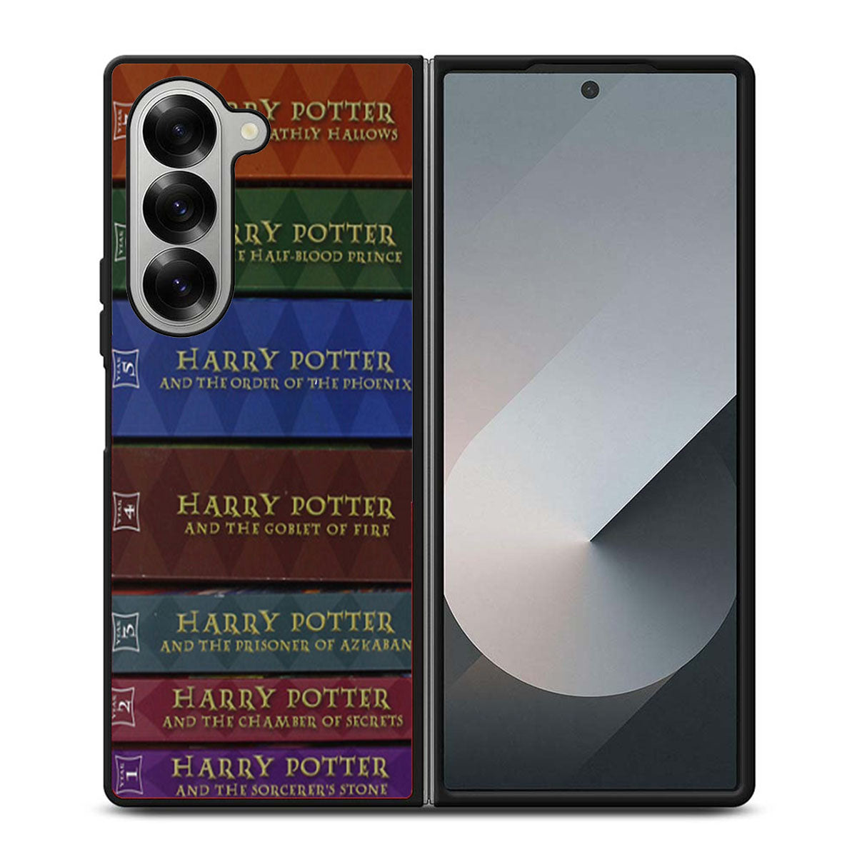 Harry Potter Books New Series Samsung Z Fold 6 Case