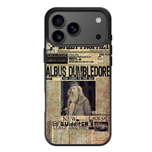 Harry Potter Daily Prophet Albus Dumbledore iPhone 17 Pro Max Case