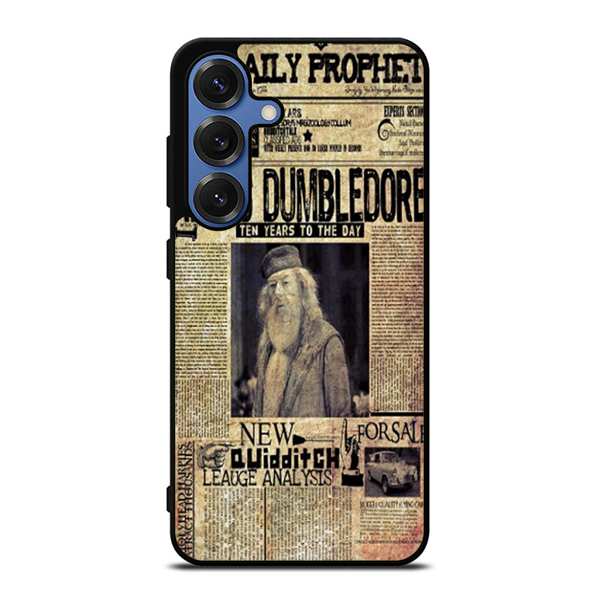 Harry Potter Daily Prophet Albus Dumbledore Samsung S25 Ultra Case
