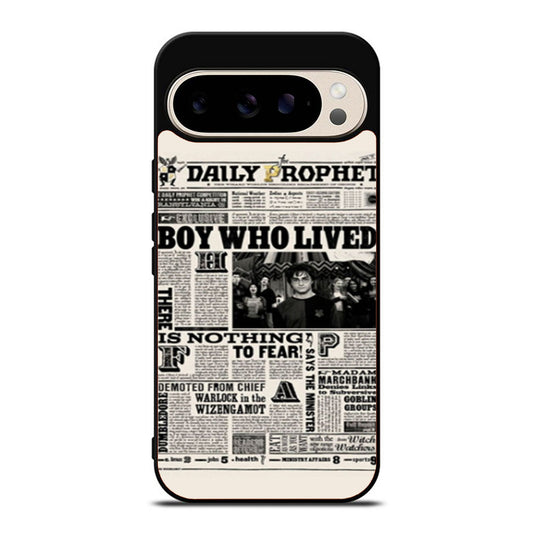 Harry Potter Daily Prophet Boy Who Lived Google Pixel 9 Pro Case
