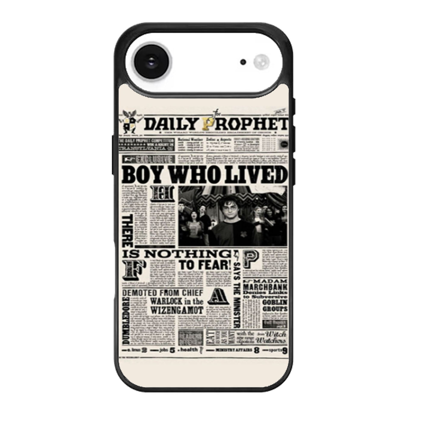 Harry Potter Daily Prophet Boy Who Lived iPhone Air Case