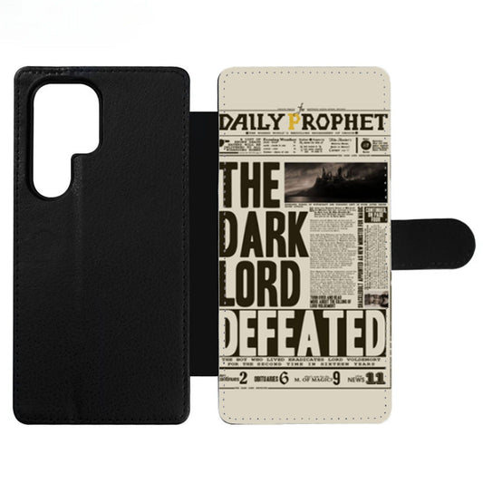Harry Potter Daily Prophet Dark Lord Defeated Wallet Samsung Case