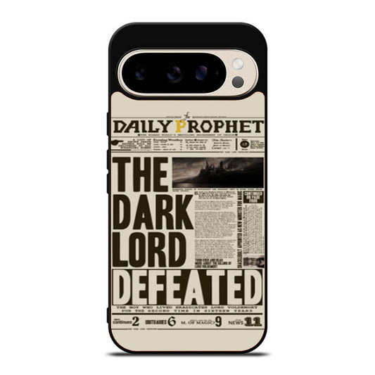 Harry Potter Daily Prophet Dark Lord Defeated Google Pixel 9 Pro Case