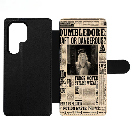 Harry Potter Daily Prophet Dumbledore Wallet Samsung Case