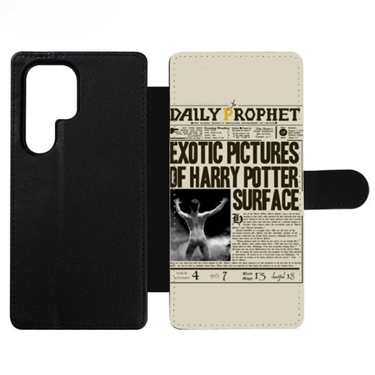 Harry Potter Daily Prophet Exotic Pictures Wallet Samsung Case