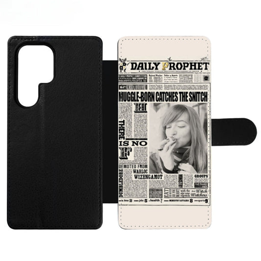 Harry Potter Daily Prophet Muggle Catches Snitch Wallet Samsung Case