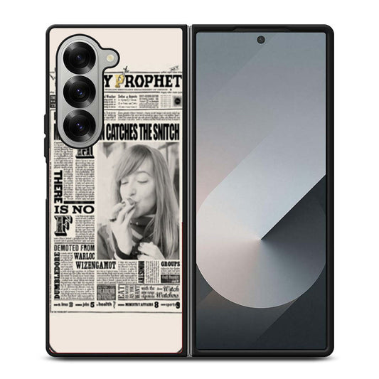 Harry Potter Daily Prophet Muggle Catches Snitch Samsung Z Fold 6 Case