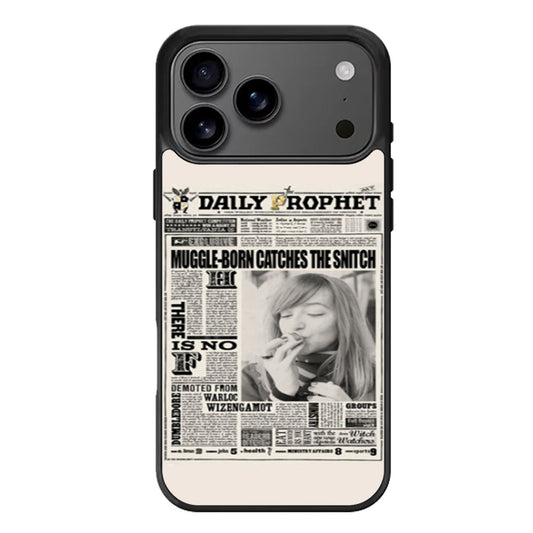 Harry Potter Daily Prophet Muggle Catches Snitch iPhone 17 Pro Max Case
