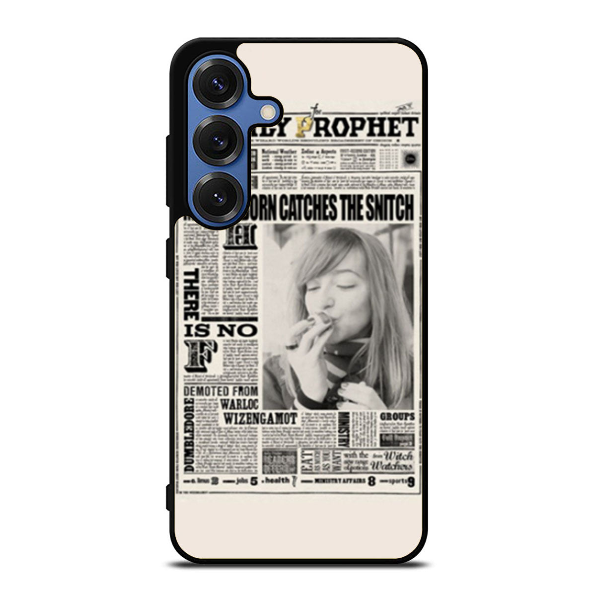 Harry Potter Daily Prophet Muggle Catches Snitch Samsung S25 Ultra Case