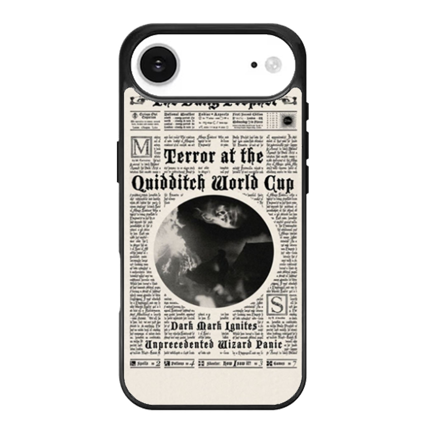 Harry Potter Daily Prophet Terror at The Quidditch iPhone Air Case