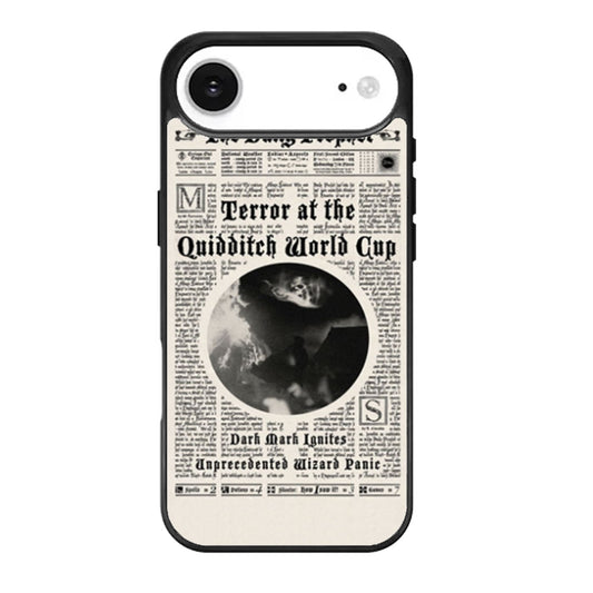 Harry Potter Daily Prophet Terror at The Quidditch iPhone Air Case