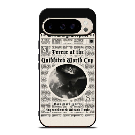 Harry Potter Daily Prophet Terror at The Quidditch Google Pixel 9 Pro Case