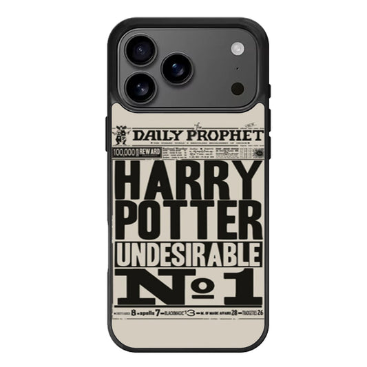 Harry Potter Daily Prophet Undesirable No 1 iPhone 17 Pro Max Case