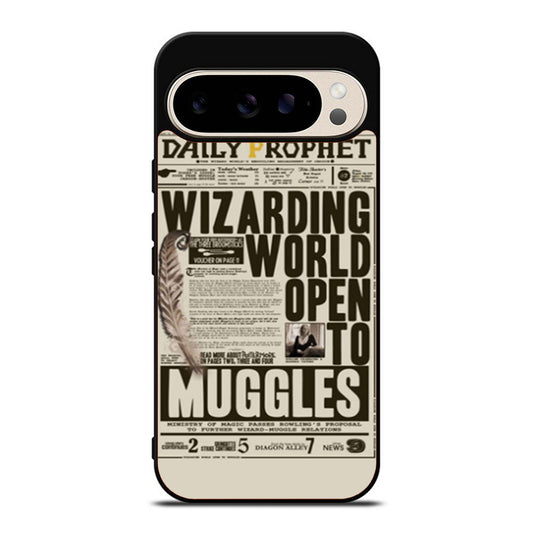 Harry Potter Daily Prophet Wizarding World Open Muggles Google Pixel 9 Pro Case