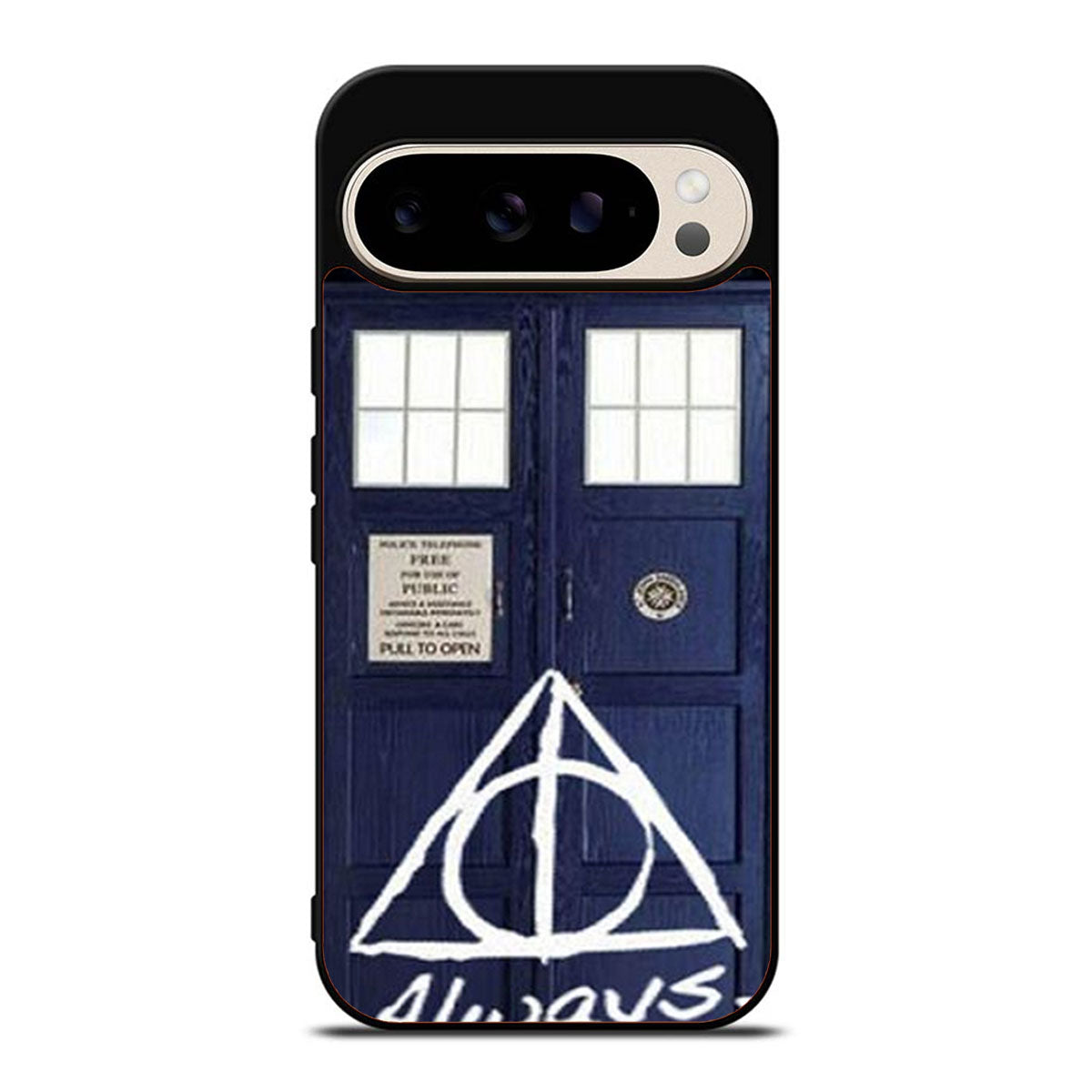 Harry Potter Deathly Hallows Tardis Police Box Google Pixel 9 Pro Case
