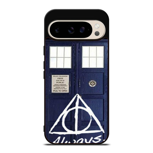Harry Potter Deathly Hallows Tardis Police Box Google Pixel 9 Pro Case