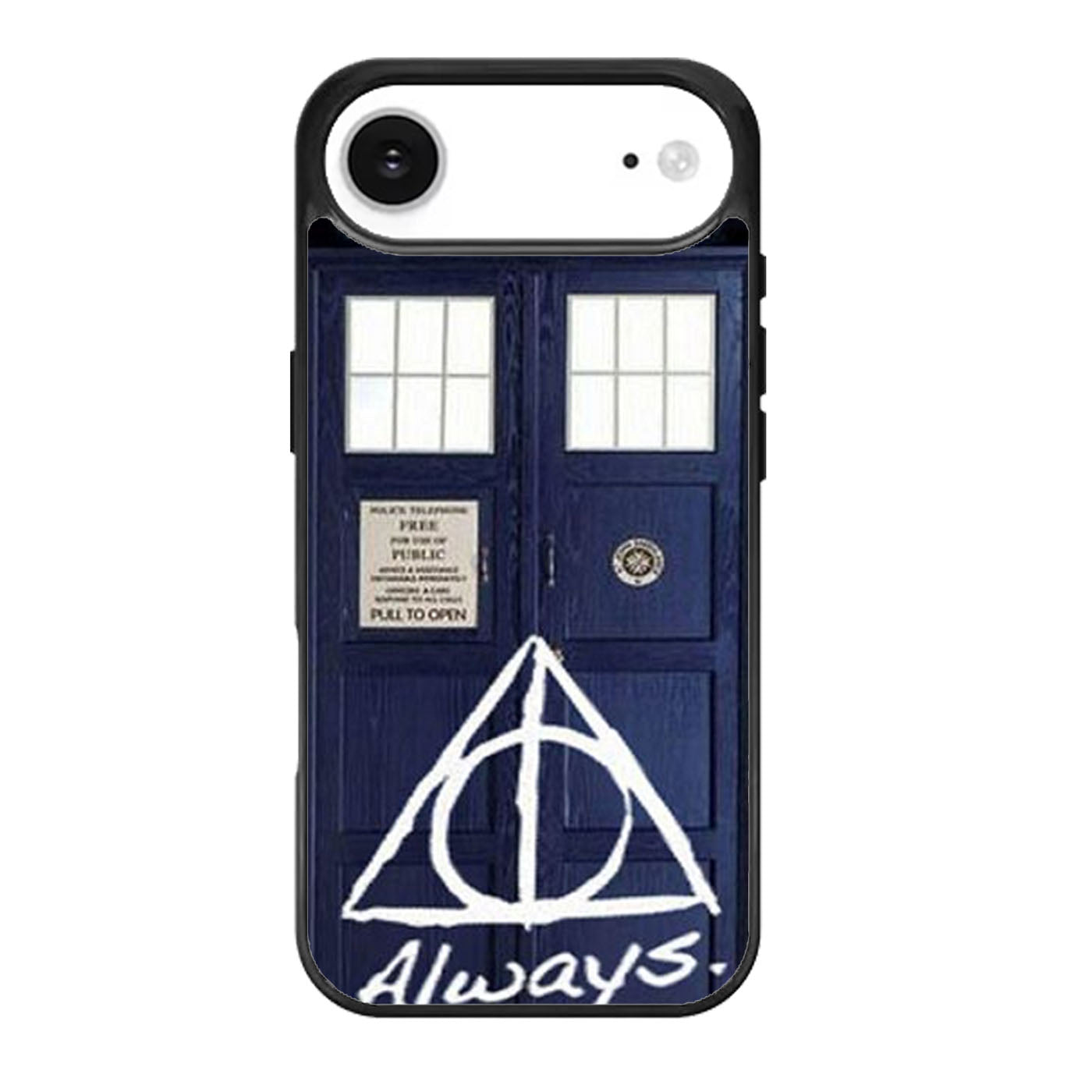 Harry Potter Deathly Hallows Tardis Police Box iPhone Air Case