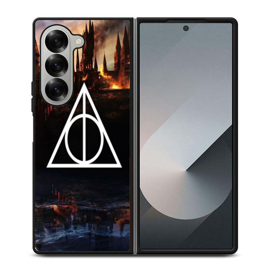 Harry Potter Deathly Hallows Samsung Z Fold 6 Case
