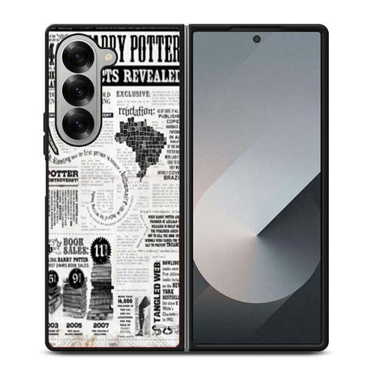 Harry Potter Facts Revealed Samsung Z Fold 6 Case
