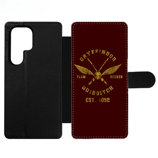 Harry Potter Gryffindor Quidditch Team Captain Wallet Samsung Case
