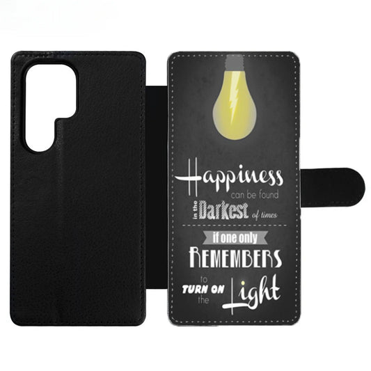 Harry Potter Happiness Quote Wallet Samsung Case
